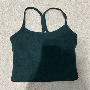 Dark Green Strappy Tank Top Beyond Yoga